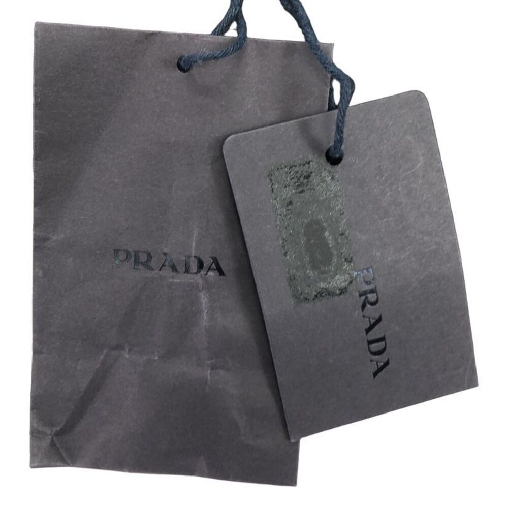 Prada - Logo Rubber Patch Slacks - S - Black - Wo… - image 8
